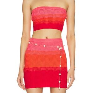 8 other reasons (revolve) gold and pearl chain belt